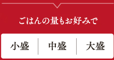 ごはん　白米は厳選された銘柄米を使用。黒米入りもち麦ごはんは、九州産の押し麦と黒米を使用した濵かつの特製です。