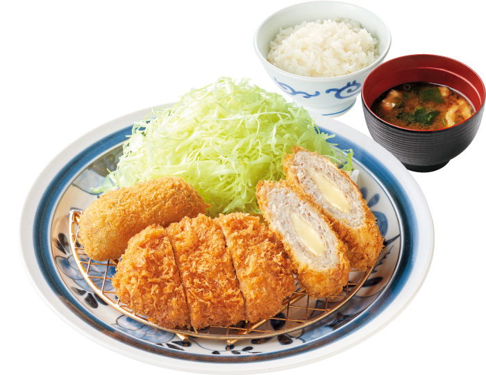 お手軽濵かつバラエティ御膳