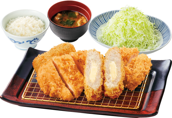 濵かつバラエティ御膳