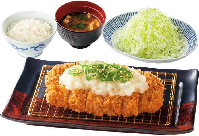 おろしロースかつ御膳