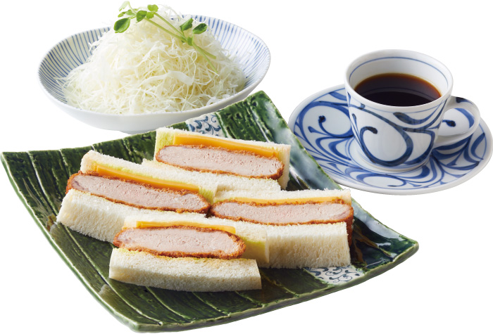 黒豚ヒレかつサンドセット