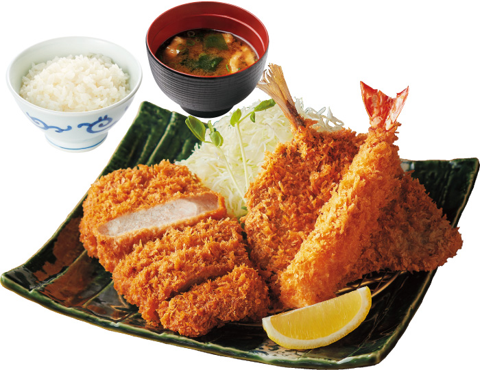 黒豚ロースかつと海鮮御膳