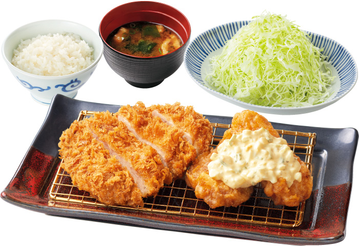 ロースとチキン南蛮ランチ