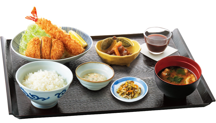 お気軽ヒレかつ御膳